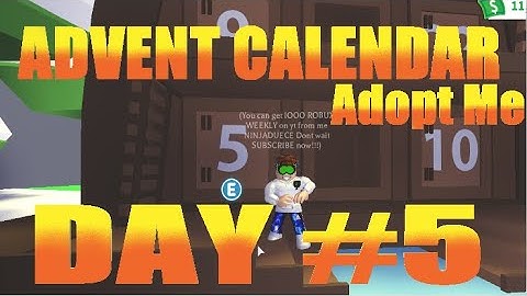 DAY #5 Advent Calendar in Adopt Me on ROBLOX
