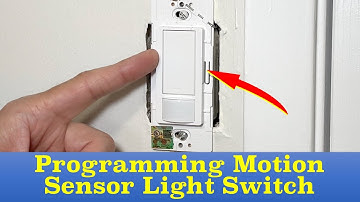 How to Program the Lutron Maestro Motion Sensor Light Switch