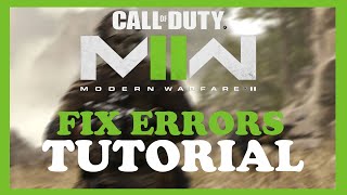 Modern Warfare 2 - How to Fix EVERY ERROR | Complete TUTORIAL 2022