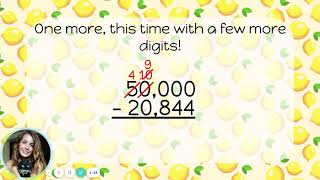 Subtracting Across Zeros