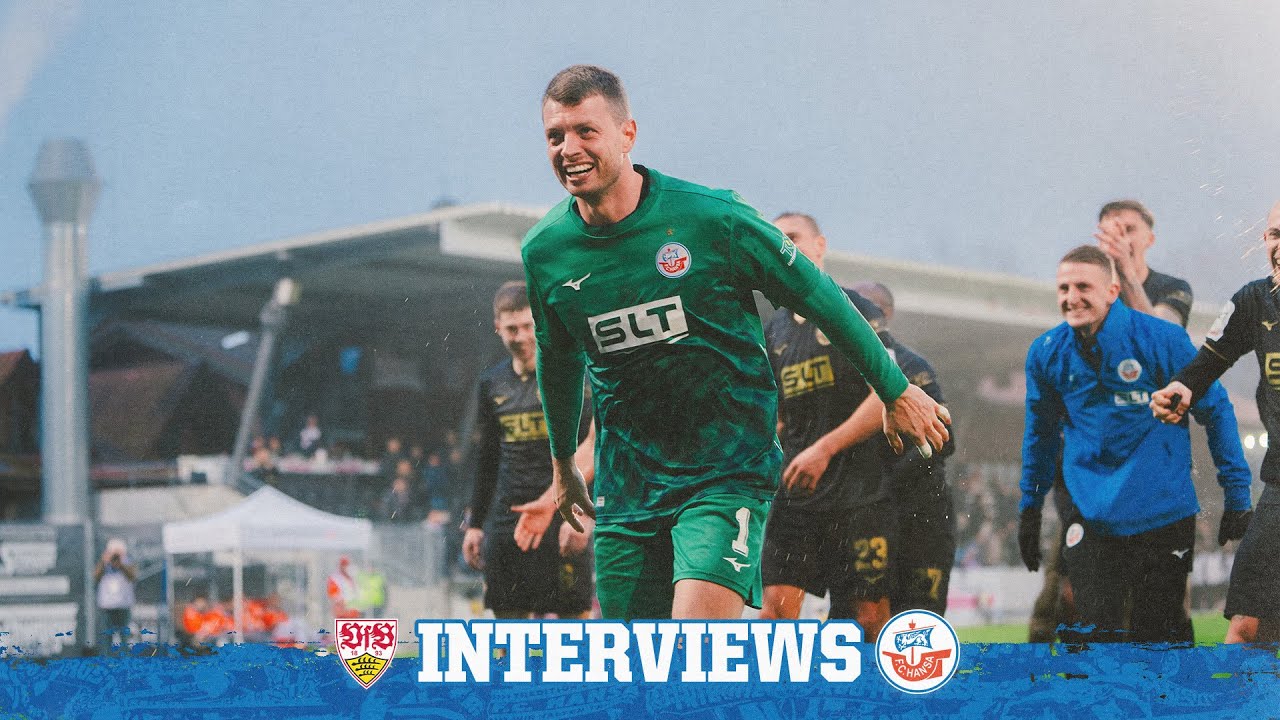 🎤 Interviews nach dem 18. Spieltag: VfB Stuttgart II vs. F.C. Hansa Rostock | 3. Liga⚽ | #fch