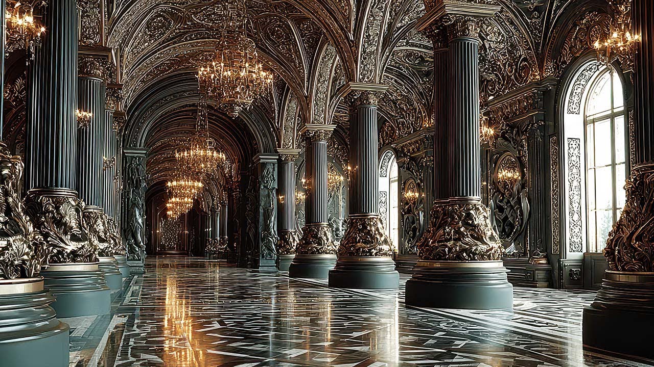 The World’s Most Opulent Mansion – Dark Eternal Elegance, Royal Grandeur & Flawless Design