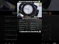 😱 BGMI Scope Setting 2x 3x 4x 6x 8x | New Best Sensitivity Settings | No Recoil Sensitivity  #shorts