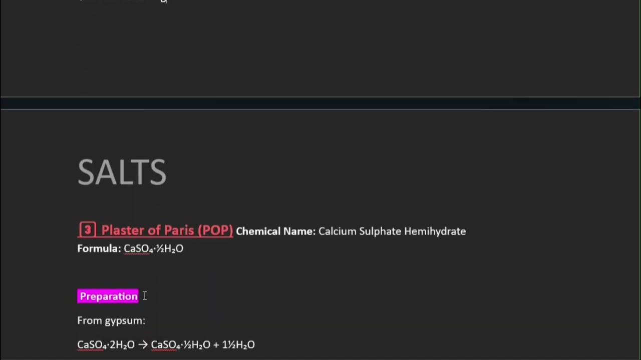 Everything About Salts | Class 10 Science Chapter