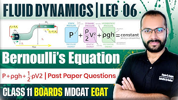 11 Physics | Fluid Dynamics 06 | Bernoulli