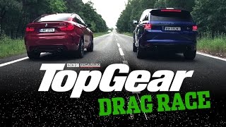 Drag Race TopGear Polska: BMW X6M vs Range Rover Sport SVR