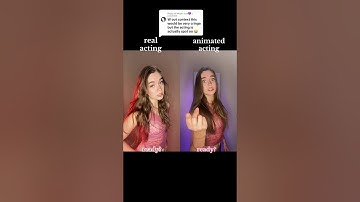 ￼#pov acting this scene using an animated style vs a realistic style of acting.. #arcane