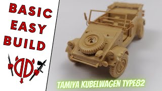 Kubelwagen Type82 EASY BEGINNER BUILD (Tamiya 1/35)