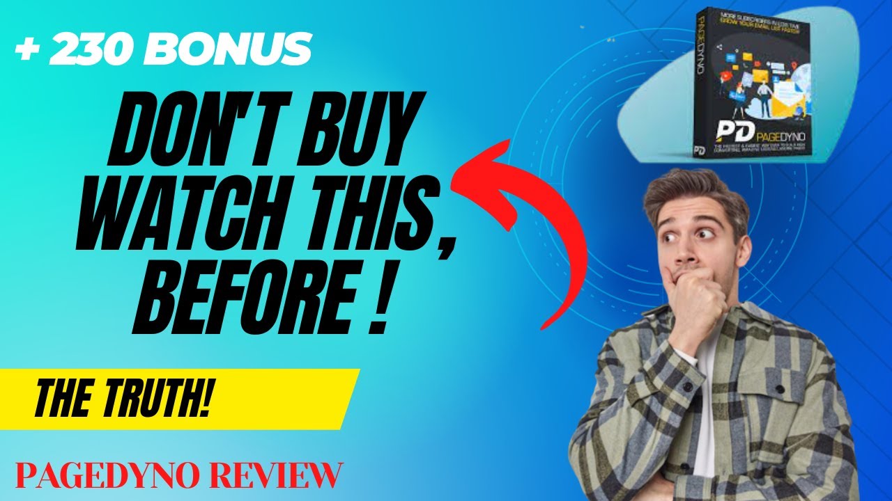 PageDyno Review |DON'T BUY WITHOUT WATCHING THIS FIRST!! | DOES IT WORK?  | PageDyno Reviews