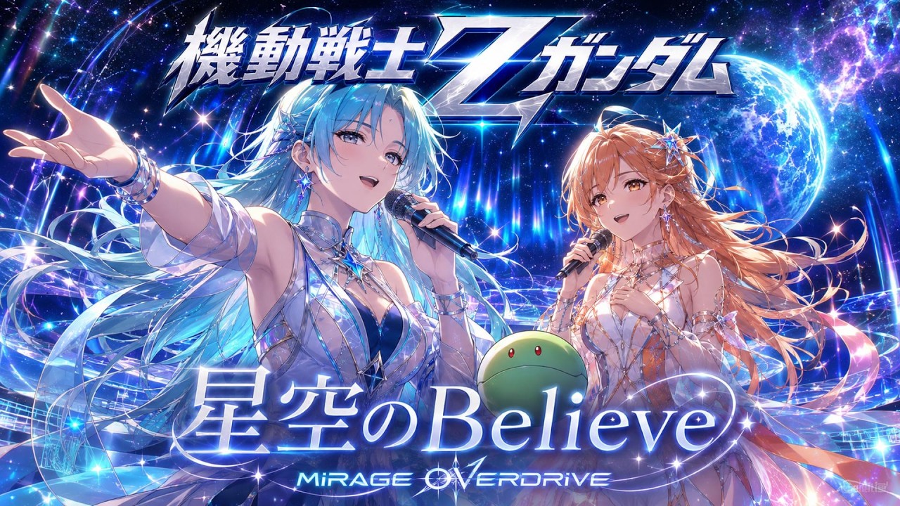 機動戦士Zガンダム】星空のBelieve – 80s Synthpop Cover【Mobile Suit
