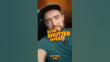 SLOW SHUTTER EFFECT TIP #creativeeffects #editingtricks #contentcreation #reelstutorial