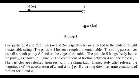 A-Level Edexcel M1 January 2008 Q7(a) and (b)