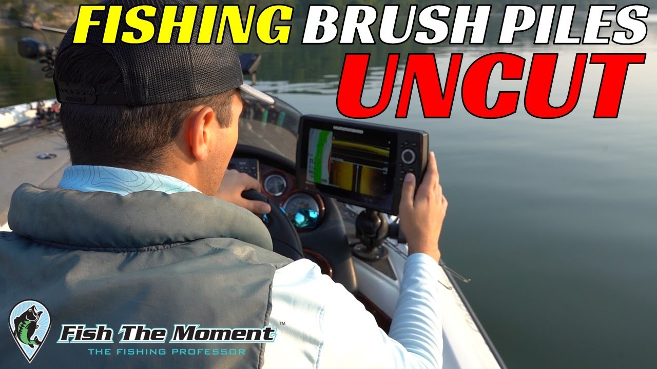 2 Hours of Brush Pile Fishing For Offshore Bass Side Imaging, Down