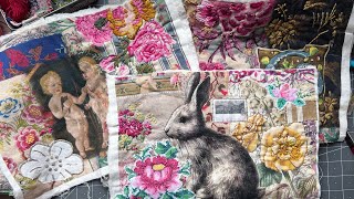 #whateverwednesday | slow stitched large panel making a start PART 3