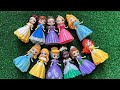 Disney Princess Doll Makeover DIY Miniature Ideas for Barbies wig, Dress, Faceup,and More! DIY 5
