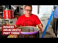 Rogers drum resto  part 3  how to cut and true bearing edges