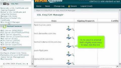 How to manage SSL keys and certificate in WHM - Canadian Web Hosting