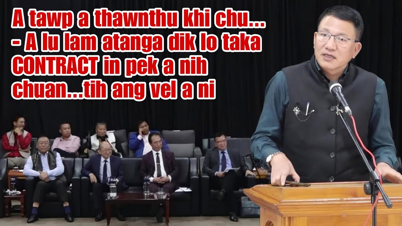 Pu H. Lalengmawia (IAS) in CM Pu Lalduhoma pawl te ADVICE a pe ...