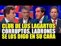 RAFAEL SANTOS LES DIJO CORRUPT0S EN SUS CARAS A GUZMÁN, LESCANO Y SALAVERRY "CLUB DE LOS LAGARTOS"