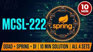 MCSL-222 Viva in 10 Minutes | OOAD, Spring, IOC, Dependency Injection & Web Tech | MCA screenshot 1