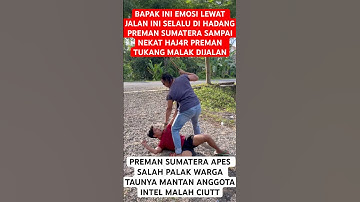 kang dedi mulyadi❗️ preman sumatera sok jago malak warga