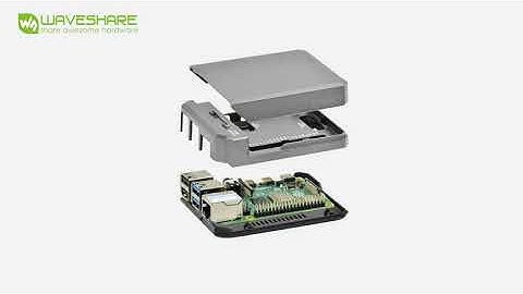 Waveshare Argon NEO: A Slim Aluminum Case for Raspberry Pi 4, Passive Cooling