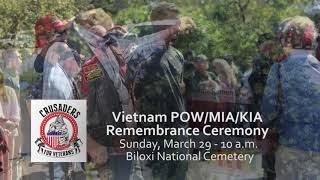 CRUSADERS FOR VETERANS VIETNAM REMEMBRANCE CEREMONY