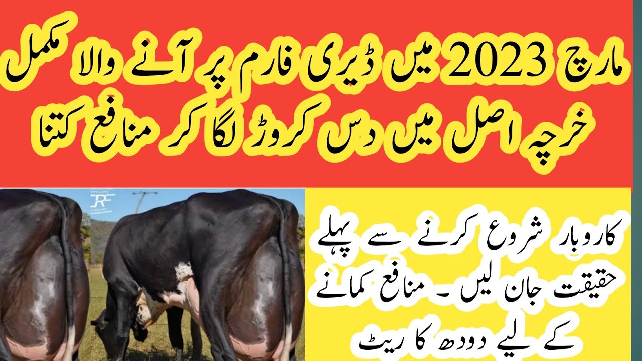 Profit of dairy farming II 10 cror Lga k dairy farming me kitna profit