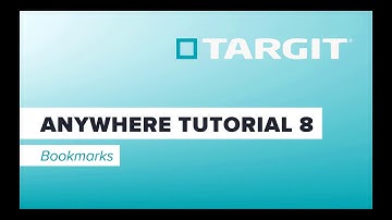 TARGIT 2021 Anywhere 08 bookmarks