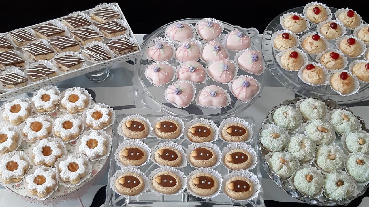 ⛔🤚شوفو شطارة جزائريات(1)برطل زبدة و عجينة واحدة عملت ستة انواع  كل وحدة بشكل ودوق مختلف🥰