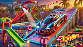 Hot Wheels Unleashed 2:Backyard Racing Adventure with Bugatti EB110S