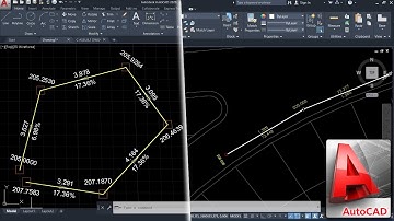 How to draw 3d poly Slope with distance to Display Labels by using autolisp