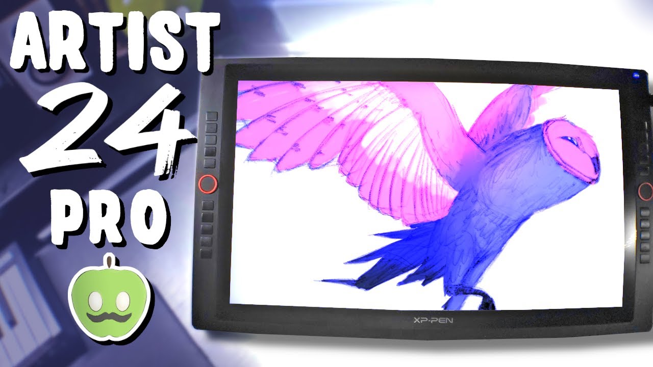 The BIGGEST Tablet I've Ever Used XPPEN Artist 24 Pro Drawing Tablet