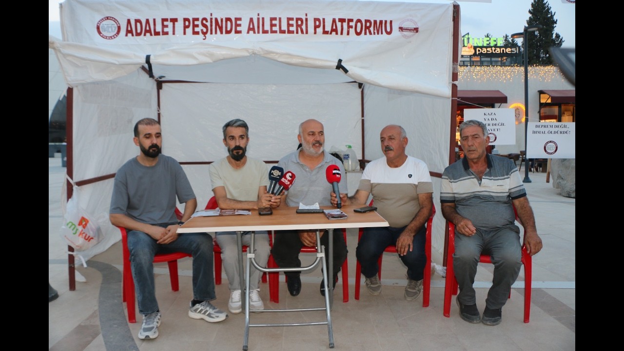 Adıyaman Adalet Peşinde Aileleri Platformu: 4. yıldayız, somut, elle tutulur bir yerde değiliz