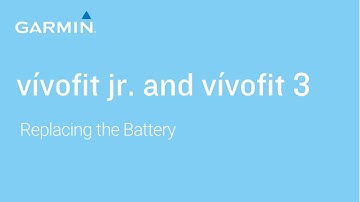 Tutorial - vívofit jr. and vívofit 3 : Replacing the Battery