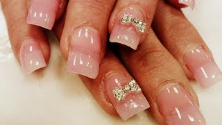 nail bow 3d diamond nails