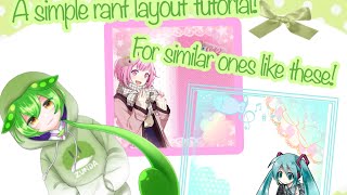 Rant layout tutorial 🌟 || Part 1/2 || IbisPaint and Pinterest version || #fypシ゚viral #tutorial 