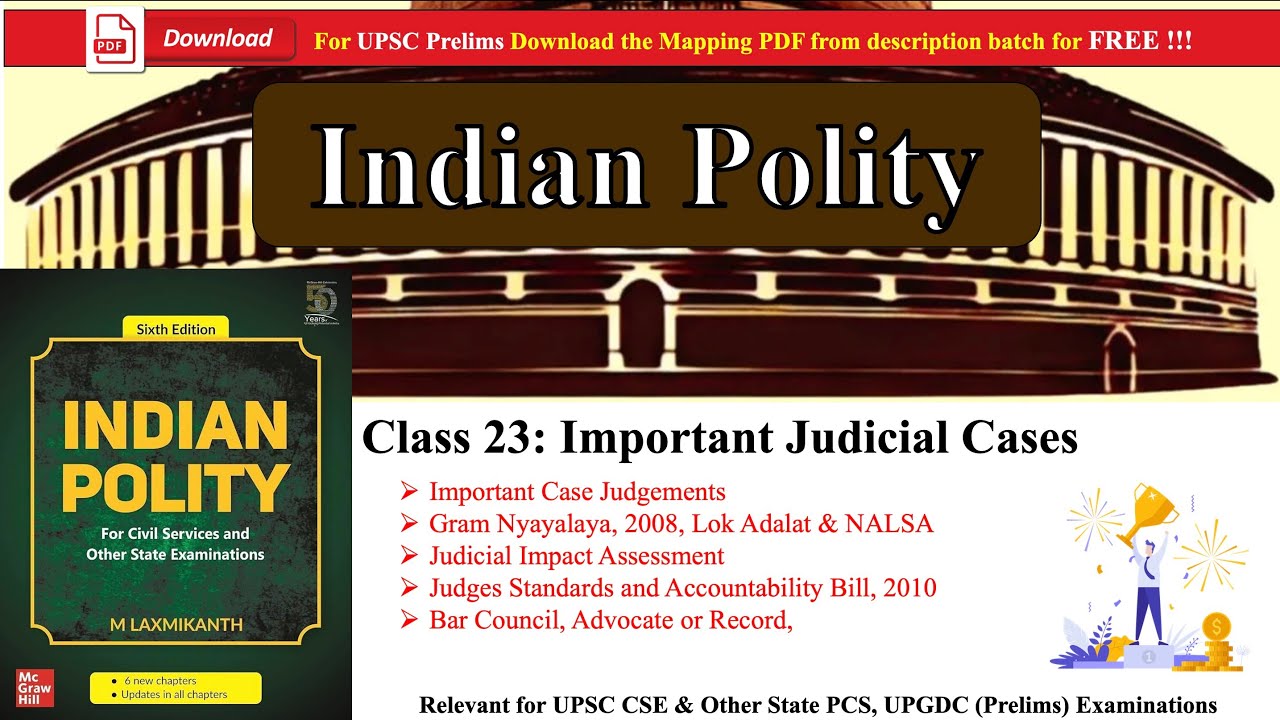 L23- Important Judicial Cases l NJAC l NALSA l Part 6