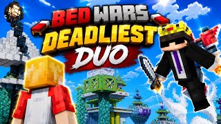 THE DEADLIEST DUO IN BEDWARS 🔥 | duo BedWars #video #viral #subscribe #minecraft #gaming @wemmbumc 