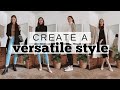 How to Create a Versatile Capsule Wardrobe // WINTER CAPSULE WARDROBE 2021