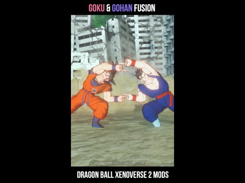 Goku and Gohan Fusion #Short #DragonBallXenoverse2Mods