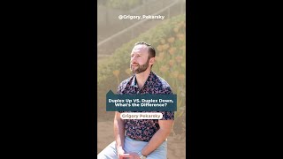 Famous Duplex Up Vs  Duplex Down, What's The Difference? 🏡 Real Estate #shorts Wealth