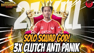 BTR ZUXXY SOLO SQUAD ERANGEL CLUTCH 3X!!! - PUBG MOBILE INDONESIA