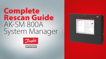 Complete Rescan Guide for AK-SM 800A System Manager | Technical support for supermarket controls