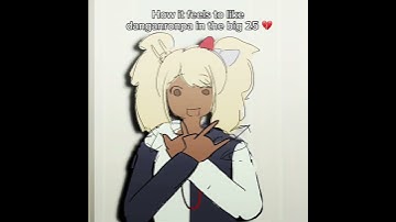 So incelcore… (I MEANT THE FIRST GAME NOT V1) #fyp #danganronpa #animation