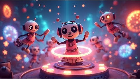 Five Little Robots — Beep Beep Count! | Fun Counting Song for Kids | Robot Nursery Rhyme