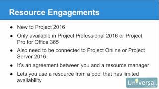 Lesson 17: Consolidating Projects and Resources - Microsoft Project 2016 Course  | Universal Class