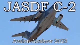 JASDF Kawasaki C-2 Full Demo  - Australian International Airshow - 2023-03-03.