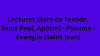 4 Août 2024 Lectures de la Messe : Dieu Pourvoit au Pain du Ciel et à la Vie Éternelle
