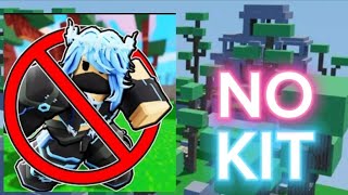 I Did The NO KIT Challange in 1v1 Winstreak.. (Roblox Bedwars)